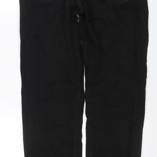 Levi's Men's Black W34 L32 Straight Stretch 5-Pocket Jeans