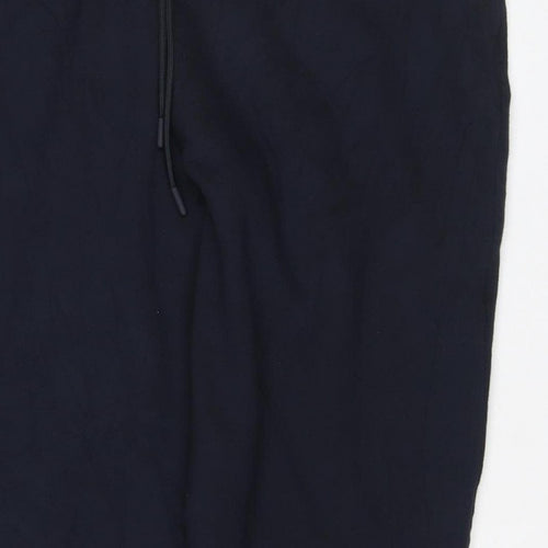 Marks and Spencer Women’s Black Size 16 Long Fleece Jogger Trousers