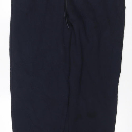 Marks and Spencer Women’s Black Size 16 Long Fleece Jogger Trousers
