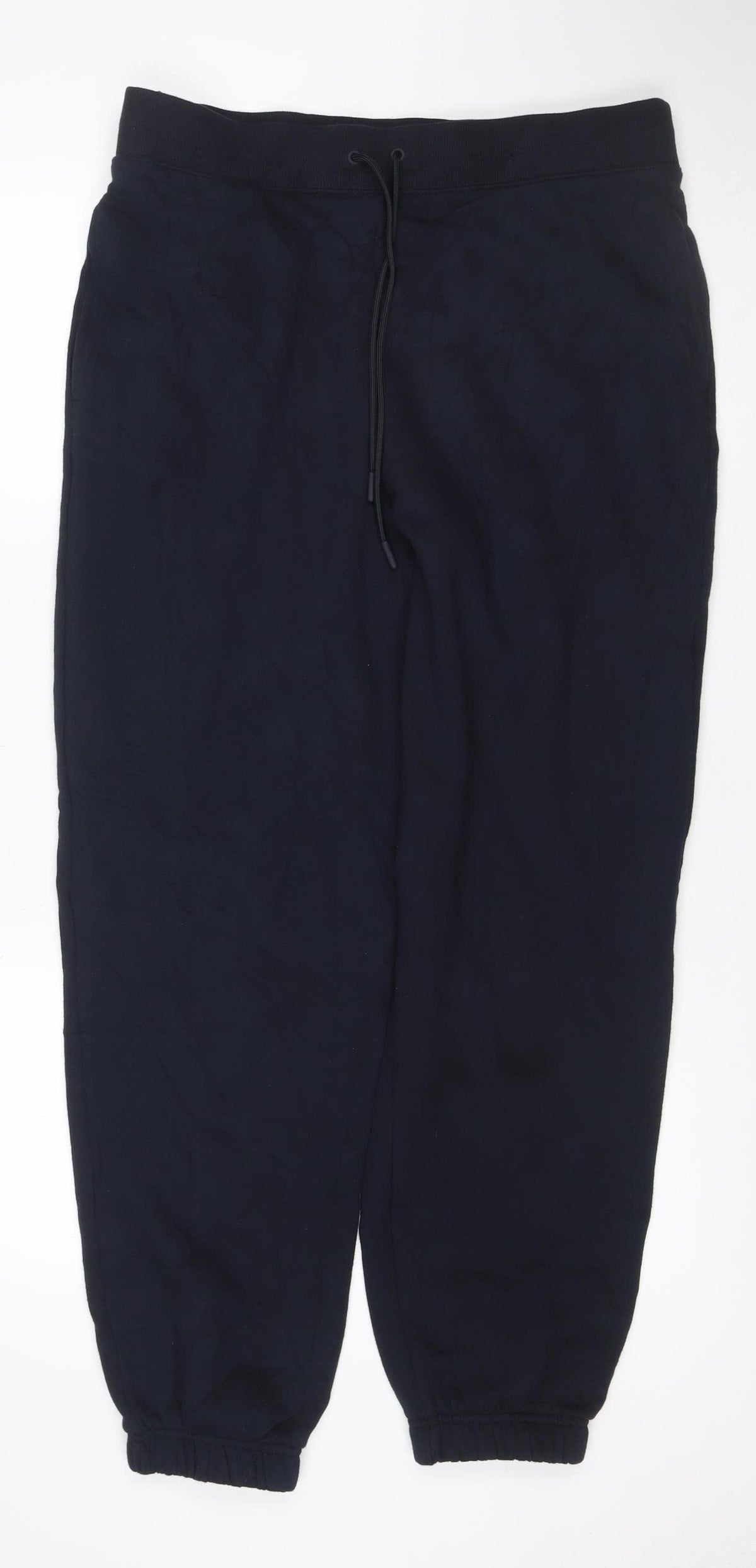 Marks and Spencer Women’s Black Size 16 Long Fleece Jogger Trousers