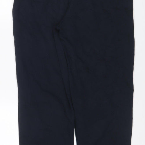 Marks and Spencer Women’s Black Size 16 Long Fleece Jogger Trousers