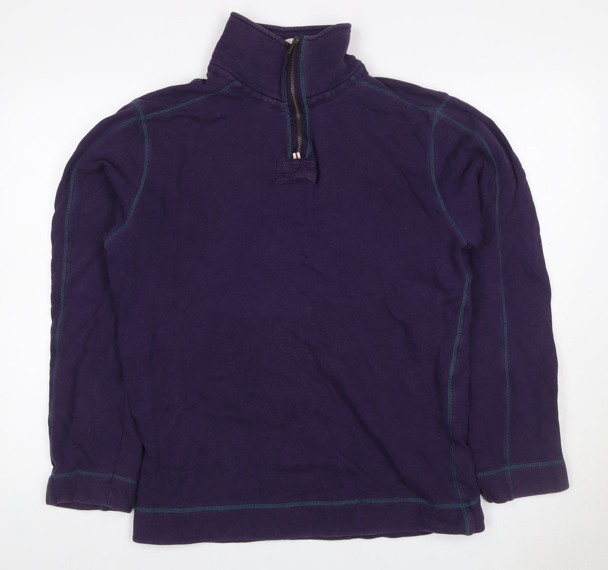 Aeropostale Men’s Purple S 1/4 Zip High Neck Pullover Sweatshirt