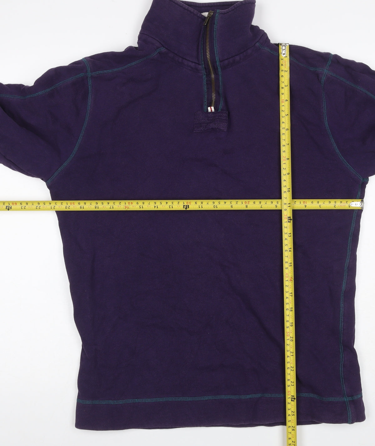 Aeropostale Men’s Purple S 1/4 Zip High Neck Pullover Sweatshirt