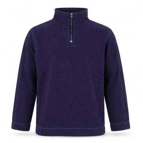 Aeropostale Men’s Purple S 1/4 Zip High Neck Pullover Sweatshirt