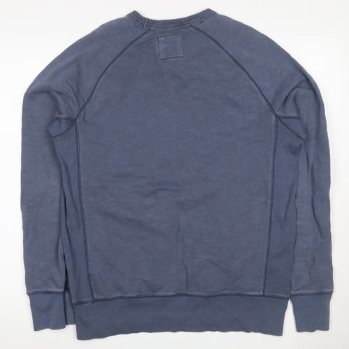 Gap Men Blue M Pullover Crew Neck USA Eagle Graphic Sweatshirt