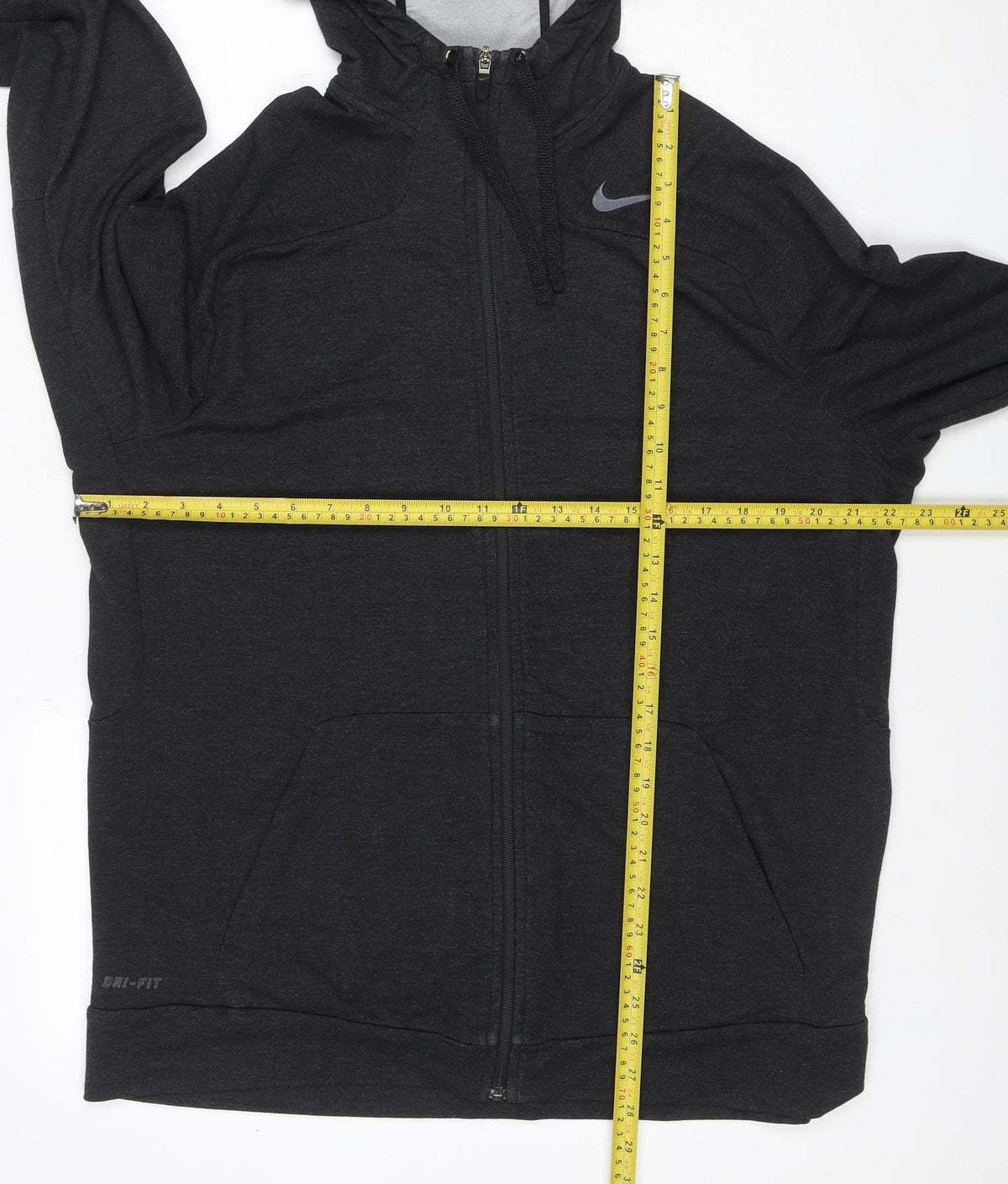 Nike Women’s Black L Dri-FIT Full Zip Hooded Hoodie Sportswear