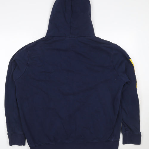 Polo Sport Ralph Lauren Men’s Blue XL Pullover Hoodie USA Logo