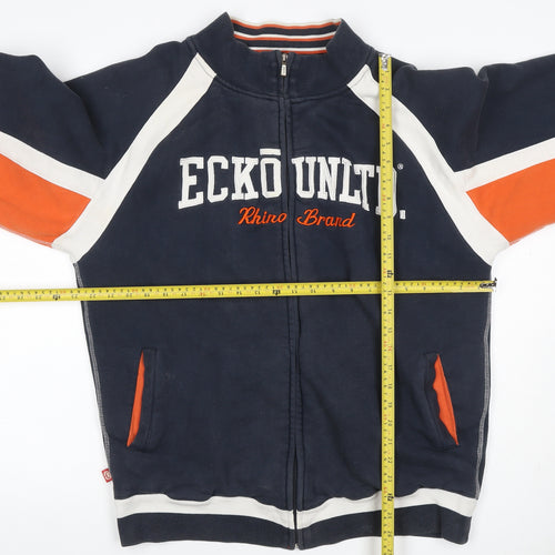Ecko Unltd. Men’s Navy L Full Zip Logo Track Sweatshirt