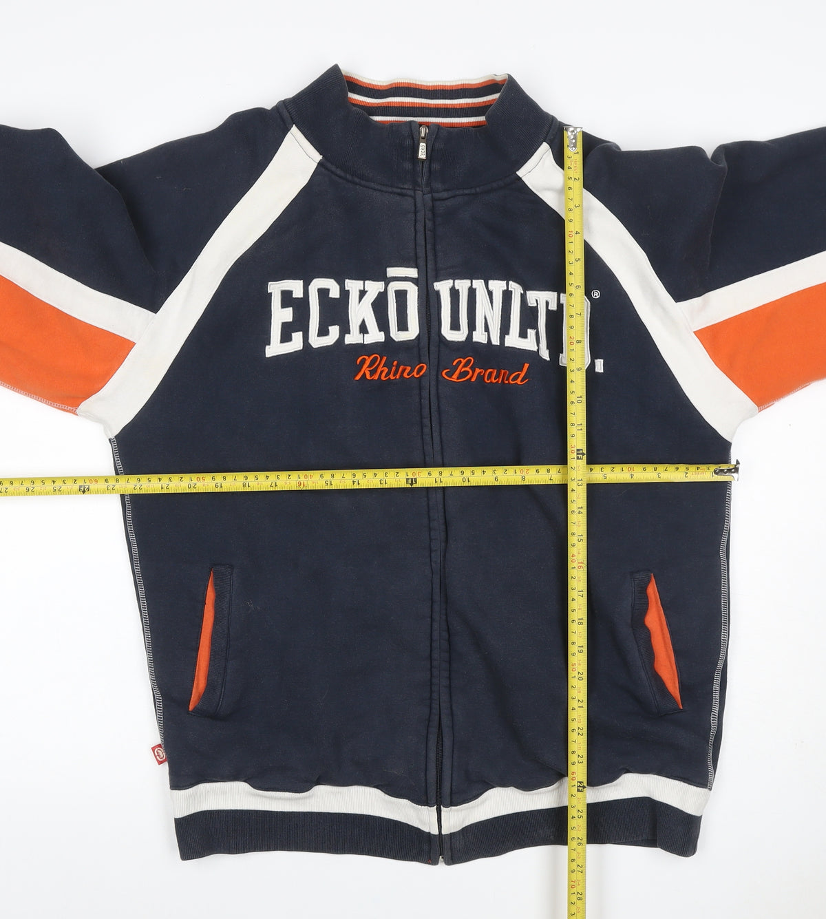Ecko Unltd. Men’s Navy L Full Zip Logo Track Sweatshirt