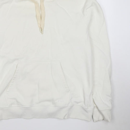 Folk Men’s Ivory L Pullover Hoodie Logo Cotton Blend