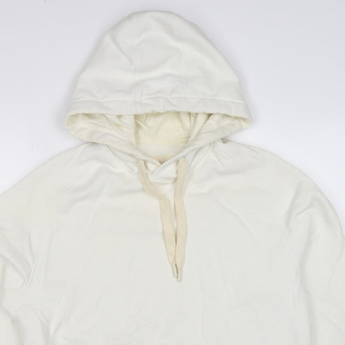 Folk Men’s Ivory L Pullover Hoodie Logo Cotton Blend