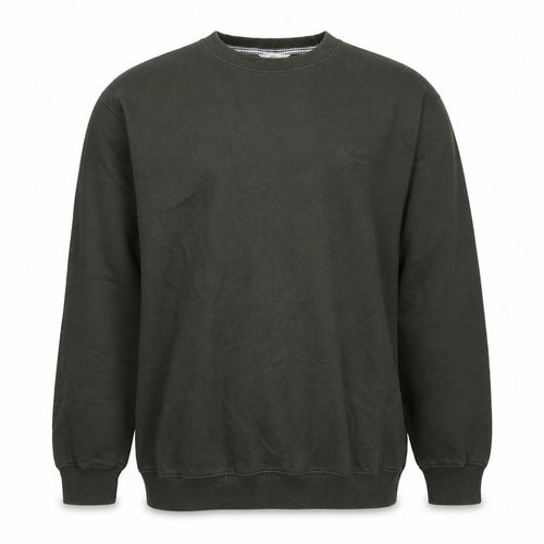 Cotton Traders Men’s Green XL Crew Neck Logo Pullover Sweatshirt