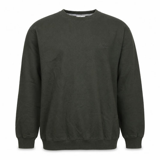 Cotton Traders Men’s Green XL Crew Neck Logo Pullover Sweatshirt