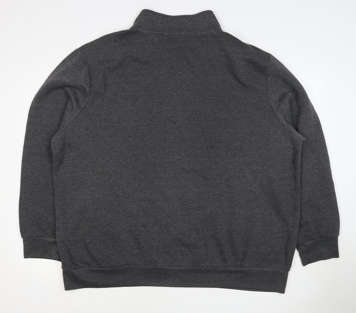 Slazenger Men’s Grey XL 1/4 Zip Pullover Sweatshirt Sports Logo