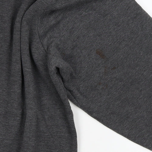 Slazenger Men’s Grey XL 1/4 Zip Pullover Sweatshirt Sports Logo