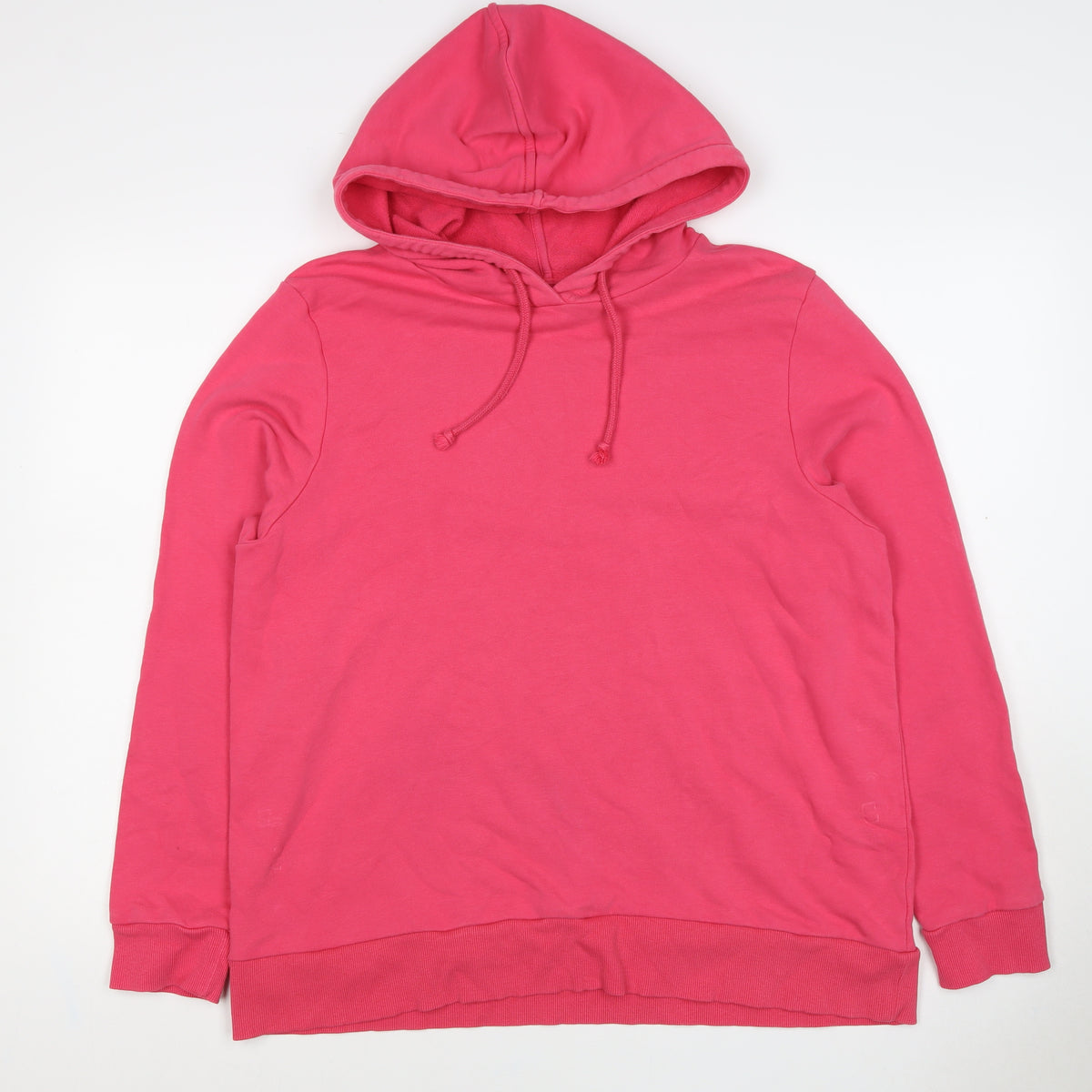 Marks and Spencer Women's Pink UK 18 Pullover Hoodie Drawstring Pockets