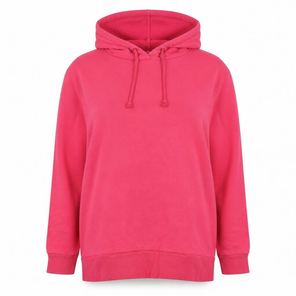 Marks and Spencer Women's Pink UK 18 Pullover Hoodie Drawstring Pockets