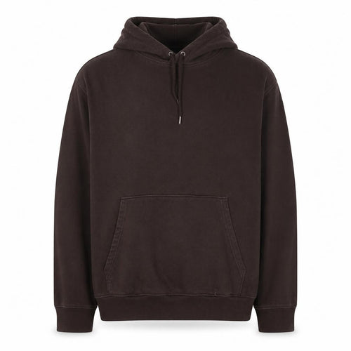 H&M Unisex Adults Brown 2XL Regular Fit Pullover Hoodie Cotton