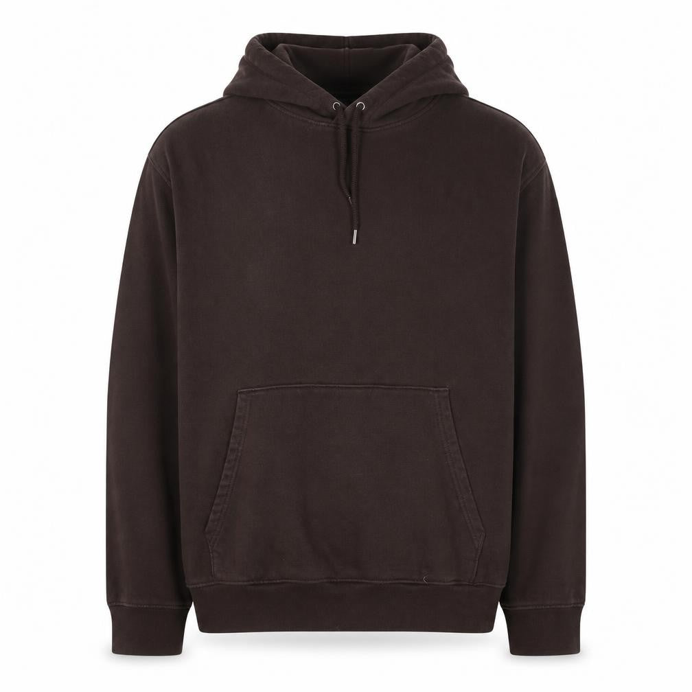 H&M Unisex Adults Brown 2XL Regular Fit Pullover Hoodie Cotton