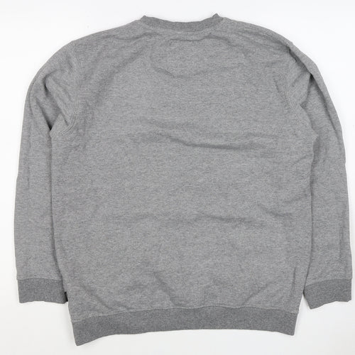 Vans Women’s Grey XL Off The Wall Logo Graphic Crew Neck Sweatshirt