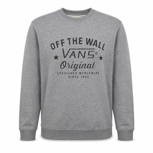Vans Women’s Grey XL Off The Wall Logo Graphic Crew Neck Sweatshirt