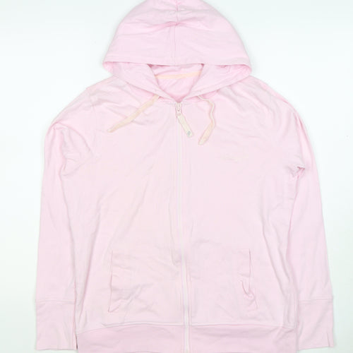 Pineapple Women’s Pink UK 18 Full Zip Hooded Cotton Hoodie