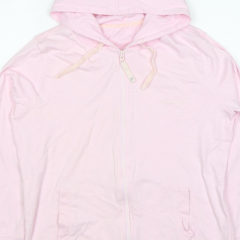 Pineapple Women’s Pink UK 18 Full Zip Hooded Cotton Hoodie
