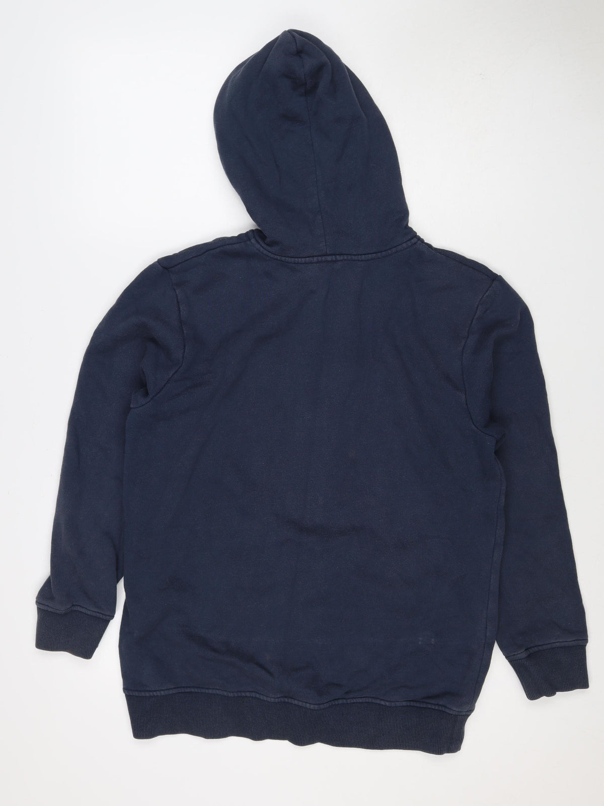 Flipback Boys Blue 13-14 Years Full Zip Hooded Fleece Logo Hoodie