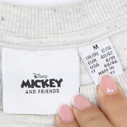 Disney Mickey & Friends Women’s Grey M Donald Duck Graphic Sweatshirt