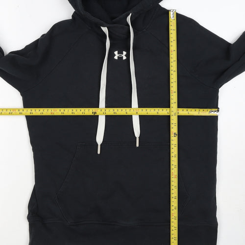 Under Armour Boys Black XS Pullover Hoodie Logo Fleece