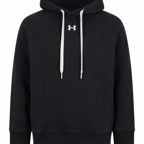 Under Armour Boys Black XS Pullover Hoodie Logo Fleece