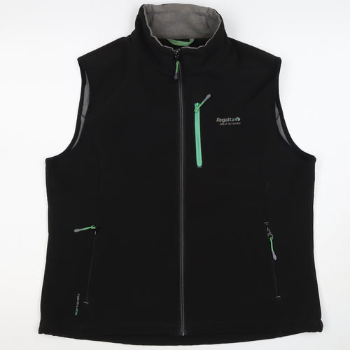 Regatta Women’s Black Size 16 Xert Softshell Full Zip Waistcoat