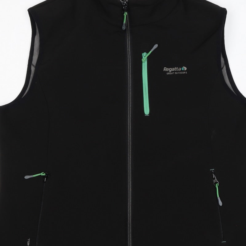 Regatta Women’s Black Size 16 Xert Softshell Full Zip Waistcoat