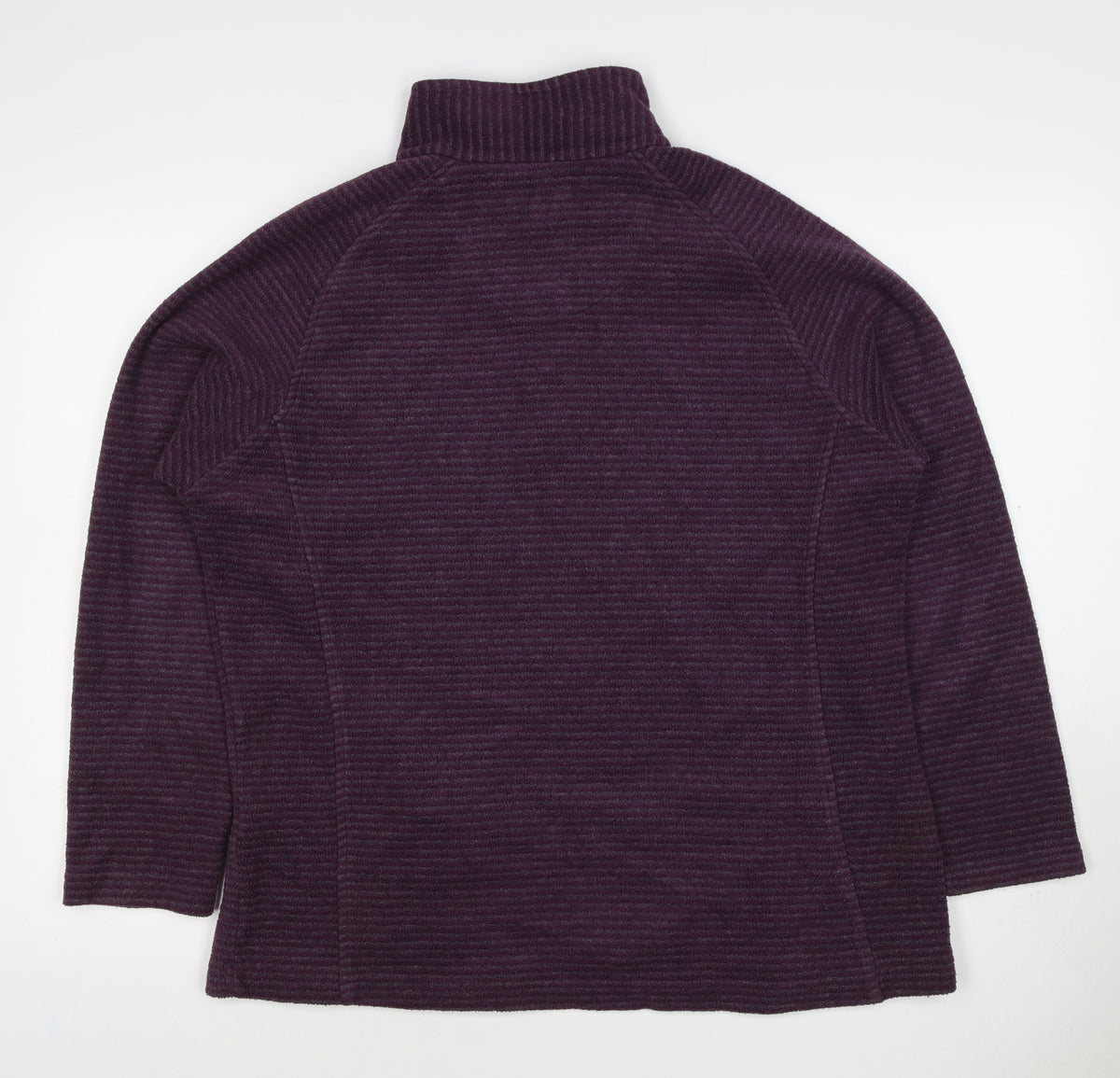 Regatta Women’s Purple UK 16 1/4 Zip Fleece Sweatshirt Pockets