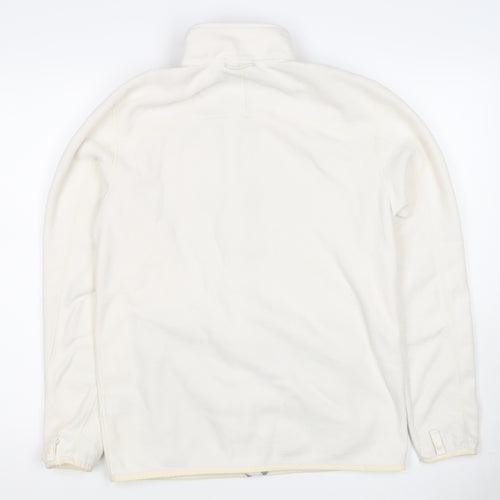 The North Face Men’s White M Full Zip Fleece Jacket Outdoor