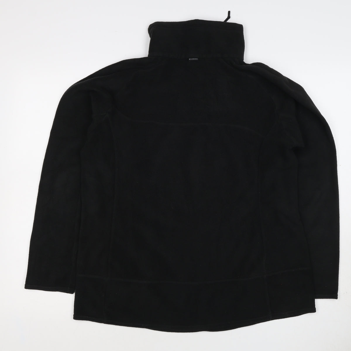 Columbia Women Black XL Titanium 1/4 Zip Fleece Sweatshirt High Neck