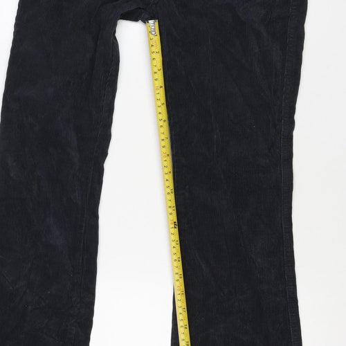 J.Galt Teens Black Size S Corduroy Bootcut Trousers