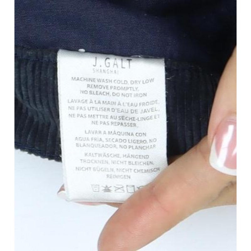 J.Galt Teens Black Size S Corduroy Bootcut Trousers