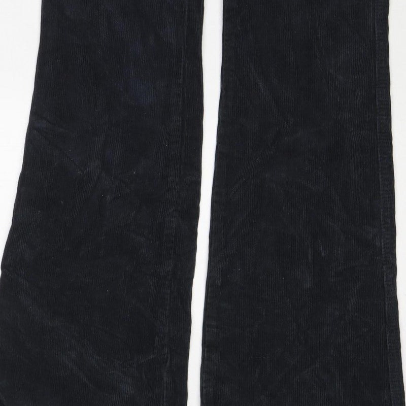J.Galt Teens Black Size S Corduroy Bootcut Trousers
