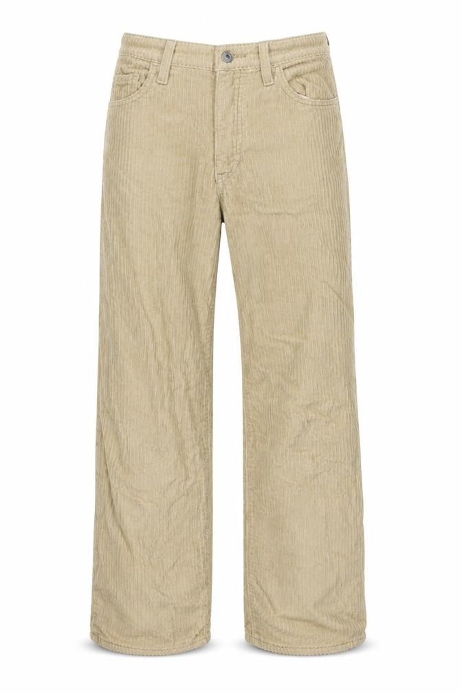 Levi's Women Beige Size 26 Ribcage Straight Ankle Corduroy Trousers