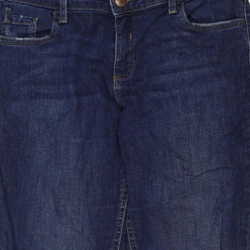 Dorothy Perkins Women Blue UK 14 Skinny Distressed Stretch Jeans