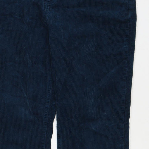 Joe Browns Women’s Blue UK 14 Corduroy Straight Trousers Pockets