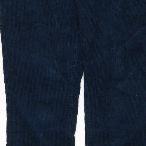 Joe Browns Women’s Blue UK 14 Corduroy Straight Trousers Pockets