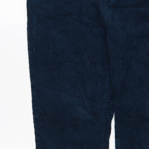 Joe Browns Women’s Blue UK 14 Corduroy Straight Trousers Pockets