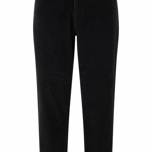Topshop Women’s Black W30 UK 12 Corduroy Straight Trousers