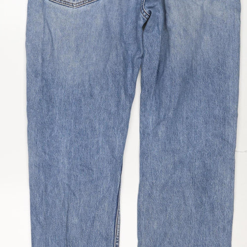 Levi's Men's Blue W31 L32 Engineered Straight Distressed Jeans