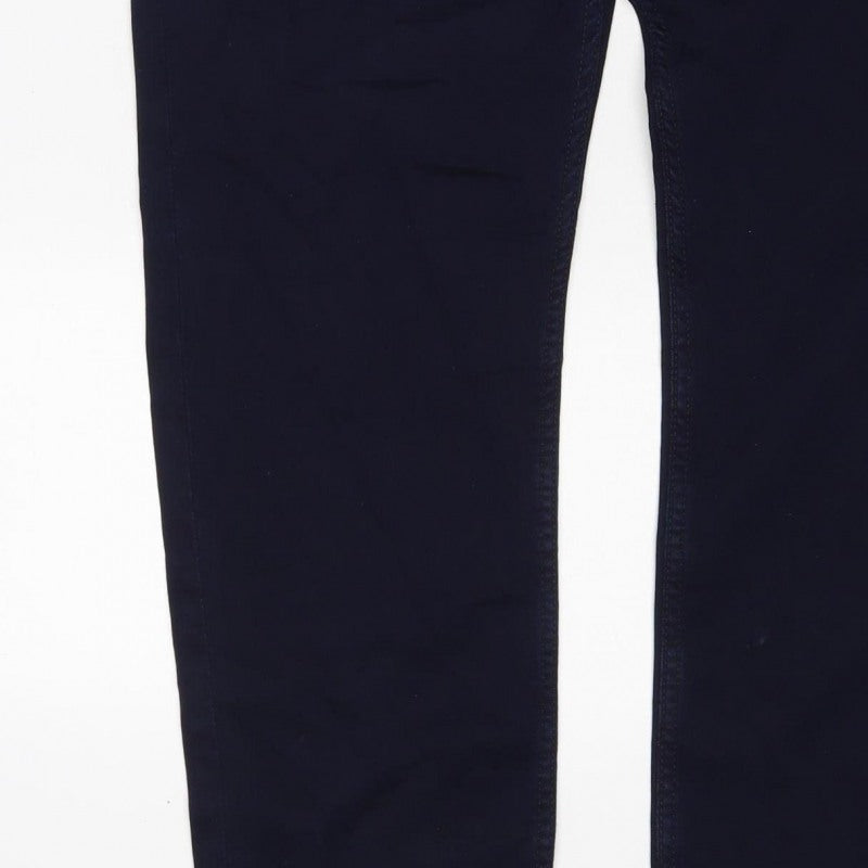 Marks & Spencer Men's Navy W40 L29 Slim Fit Stretch Jeans