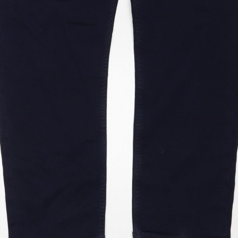 Marks & Spencer Men's Navy W40 L29 Slim Fit Stretch Jeans