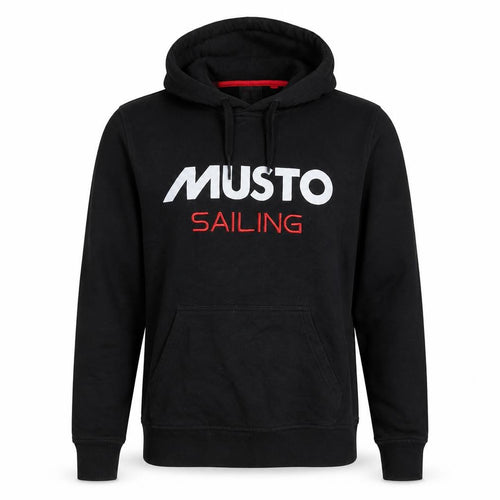 Musto Men’s Black M Pullover Hoodie Sailing Logo Nautical Cotton