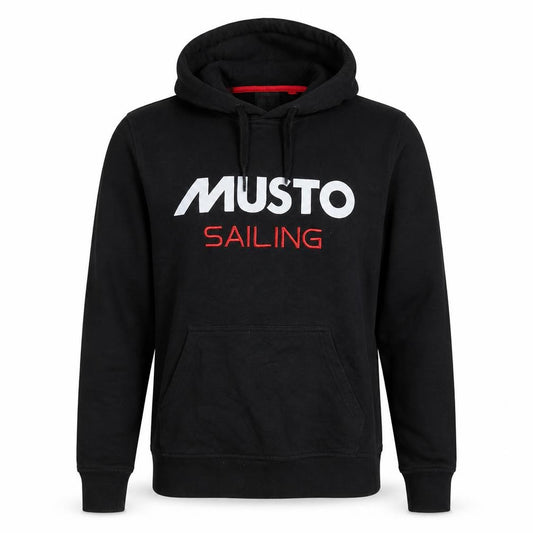 Musto Men’s Black M Pullover Hoodie Sailing Logo Nautical Cotton